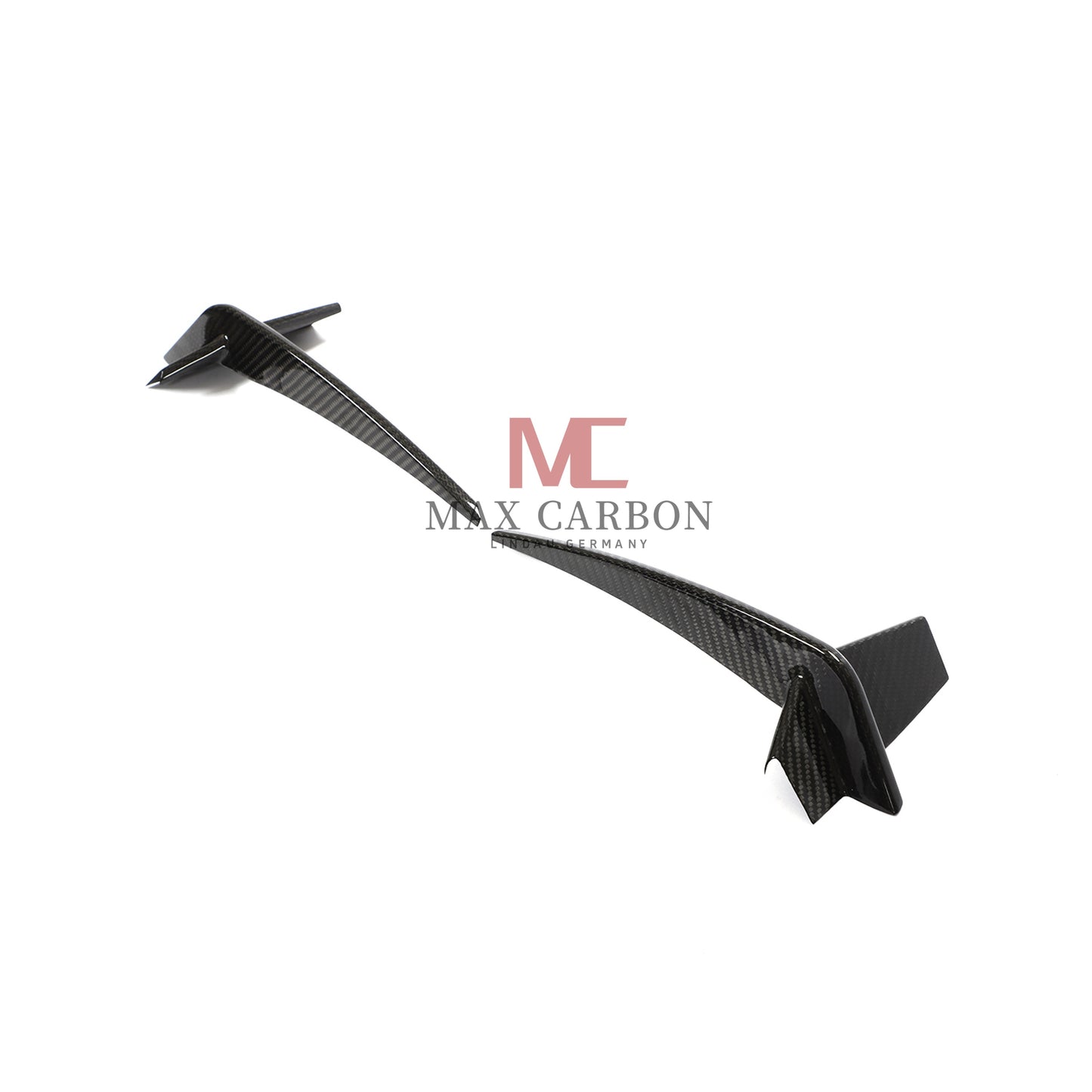 MC MAX CARBON DRY CARBON PREPREG Front Blenden AERO FLICKER für BMW G14 G15 G16 M850i