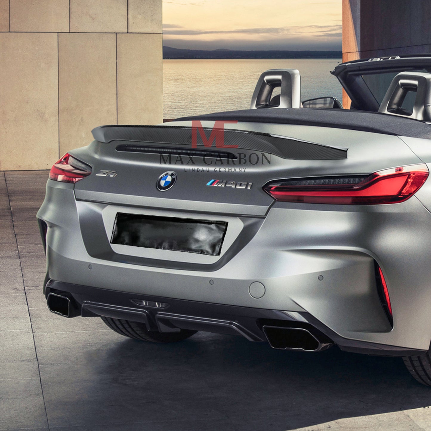 MAX CARBON Performance tear-off edge lip rear spoiler for BMW G29 Z4 M40i Roadster