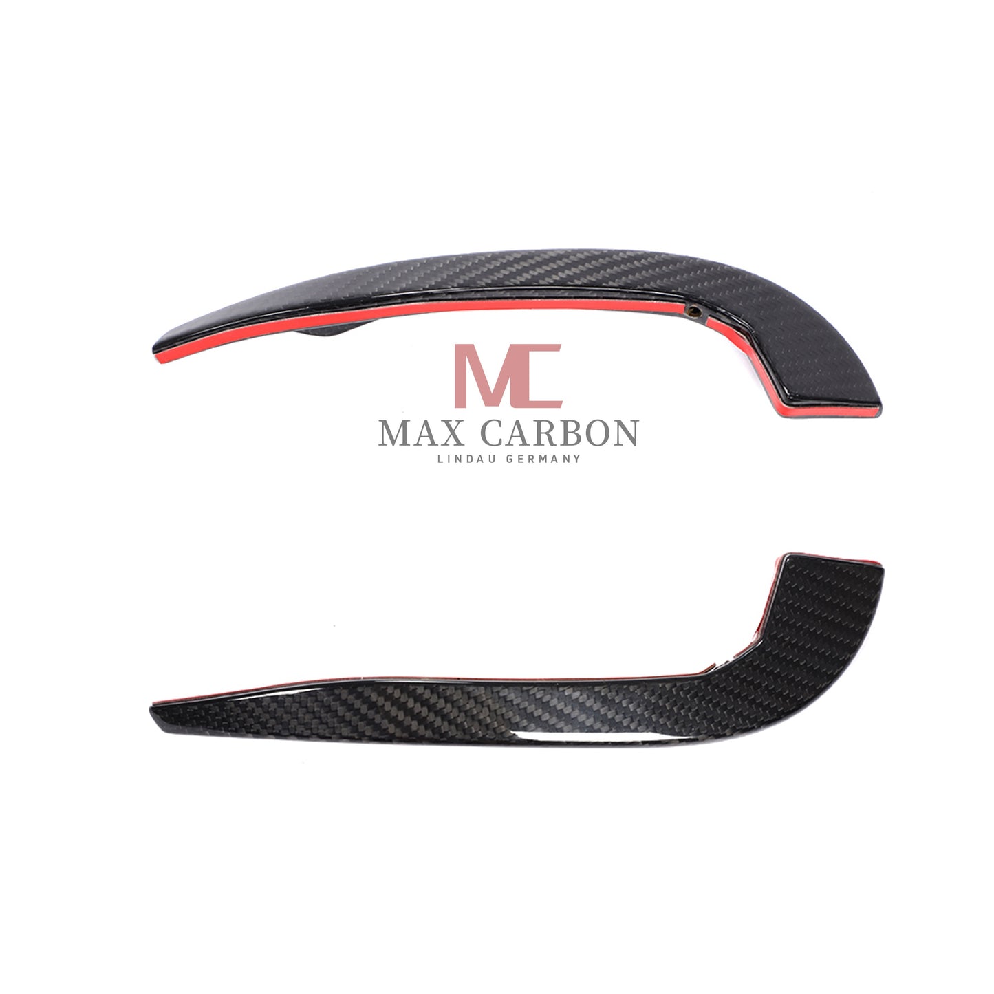 MC Performance Dry Carbon AERO FLICKER Flaps Fixation canards avant pour AUDI RS3 8V