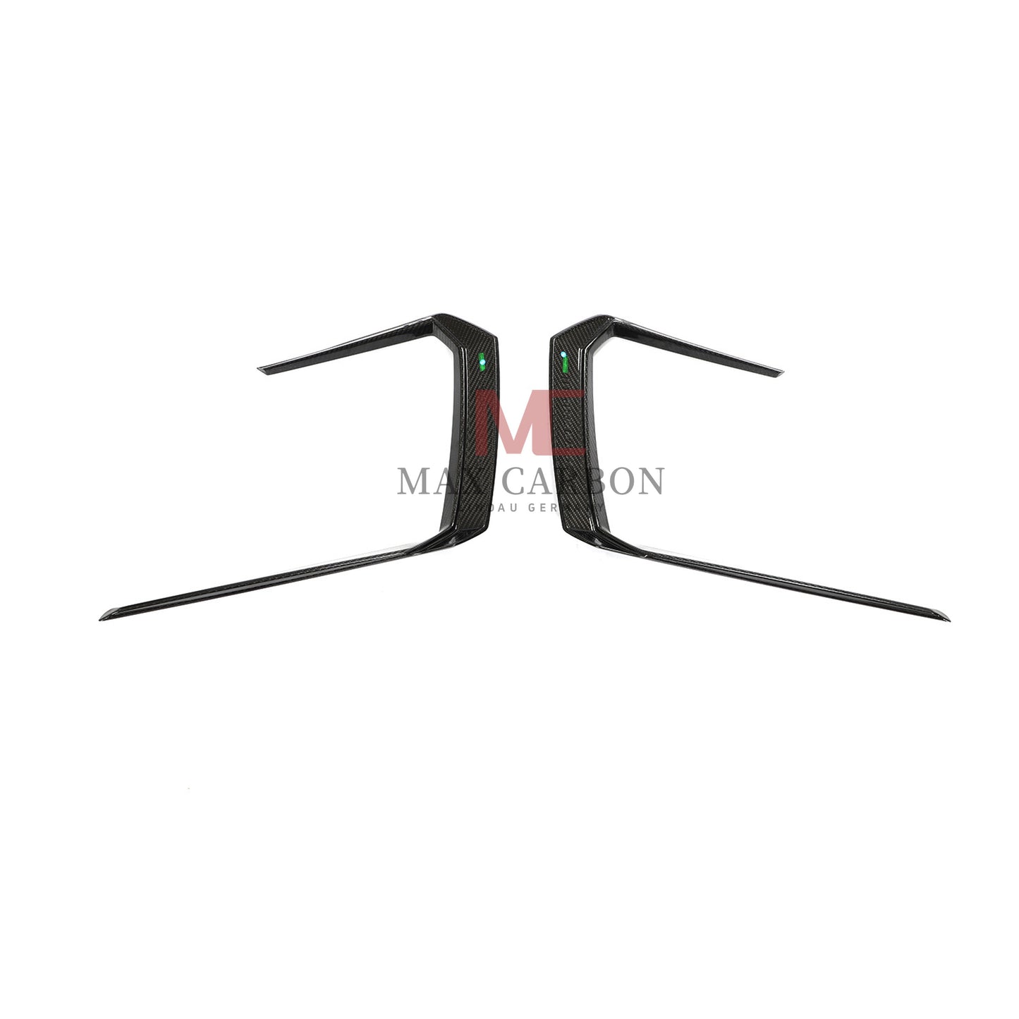 MC MAX CARBON Performance Front Bumper Vent Trims for Lamborghini Urus 2018 to 2021