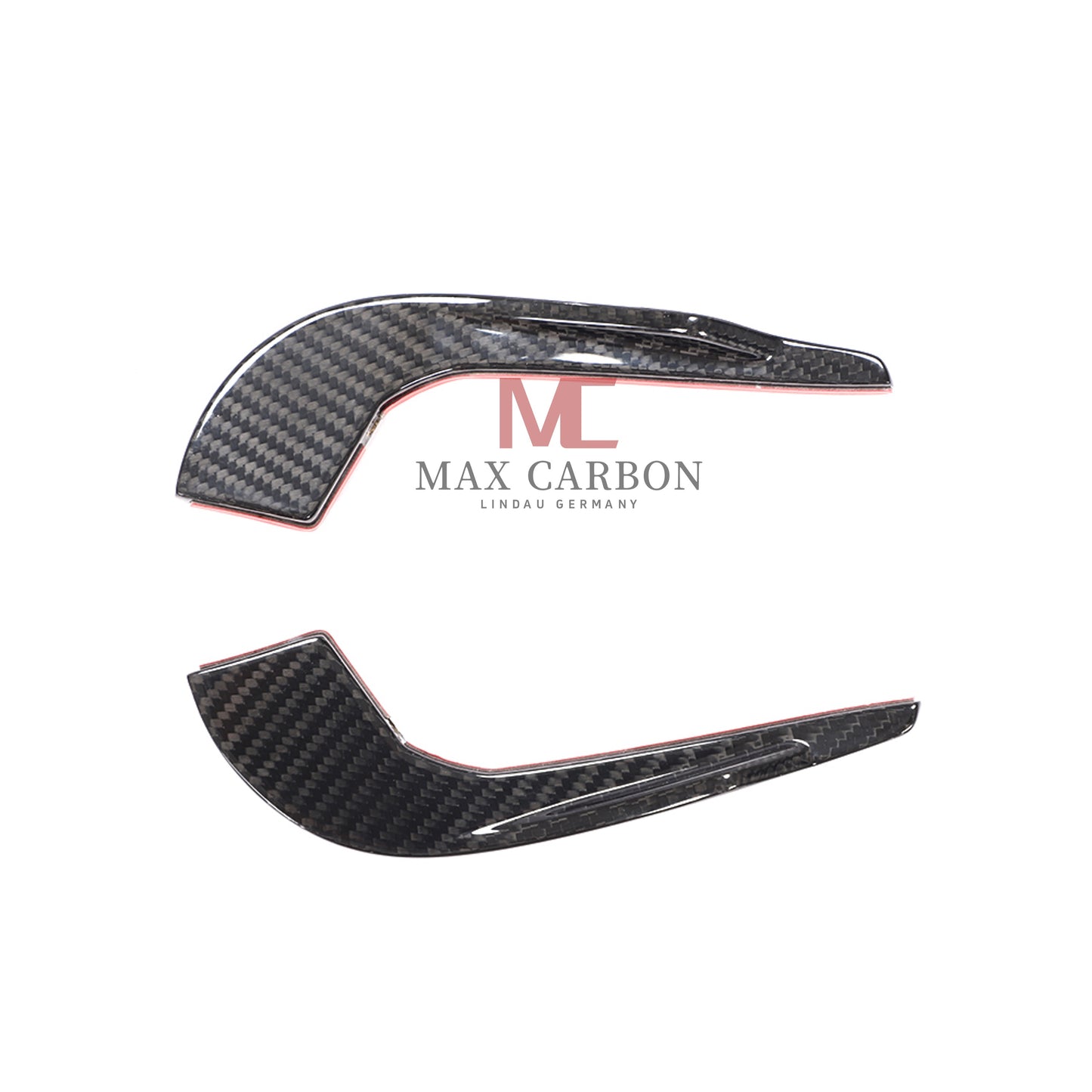 MC Performance Dry Carbon AERO FLICKER Flaps Fixation canards avant pour AUDI RS3 8V