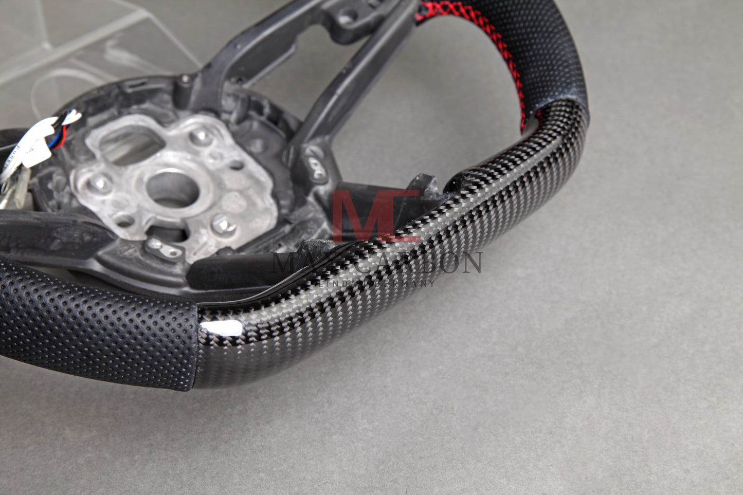 Volant Intelligent MC MAX CARBON Performance Carbone Sec LED Sport pour Audi R8 4S