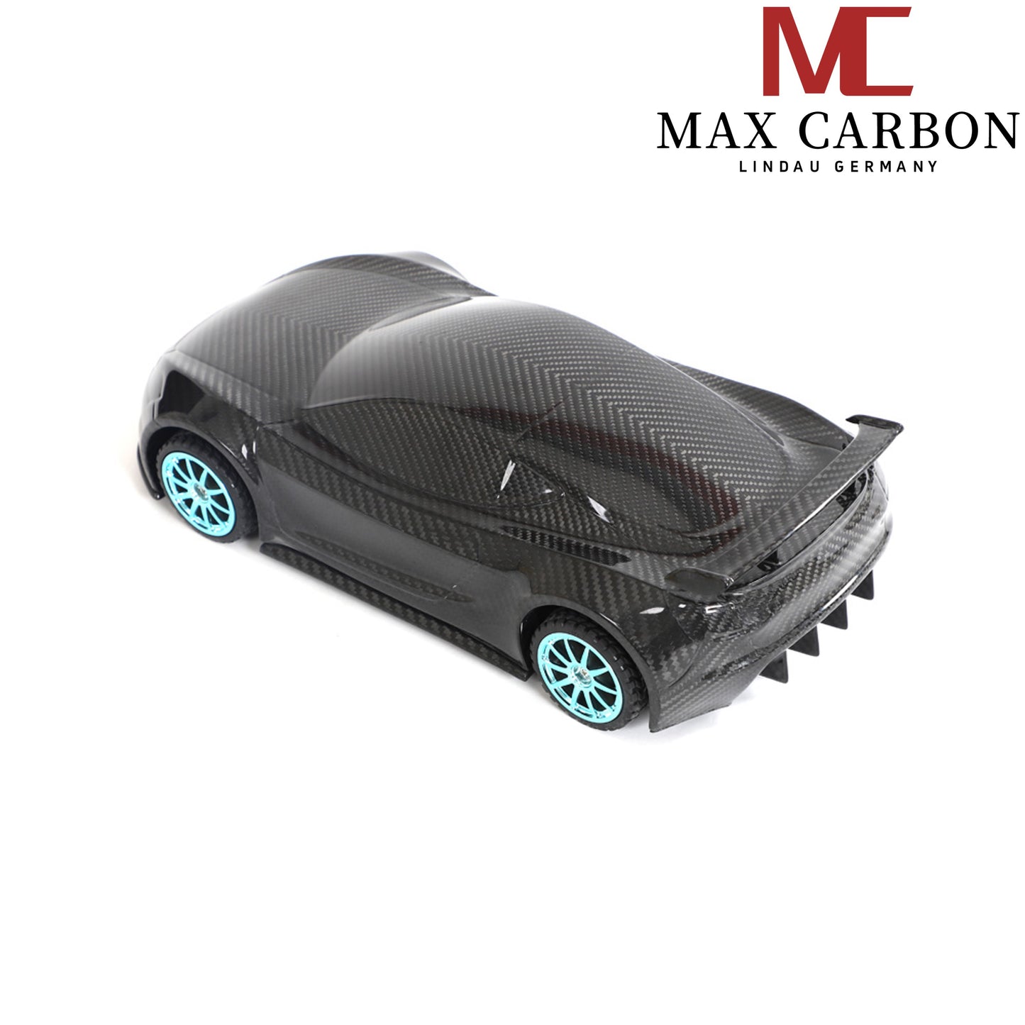 MAX CARBON Lifestyle Véritable carbone Forgé Carbone Hybride Modèle de voiture en carbone sec Préimprégné 1:18 Modèle de voiture de sport