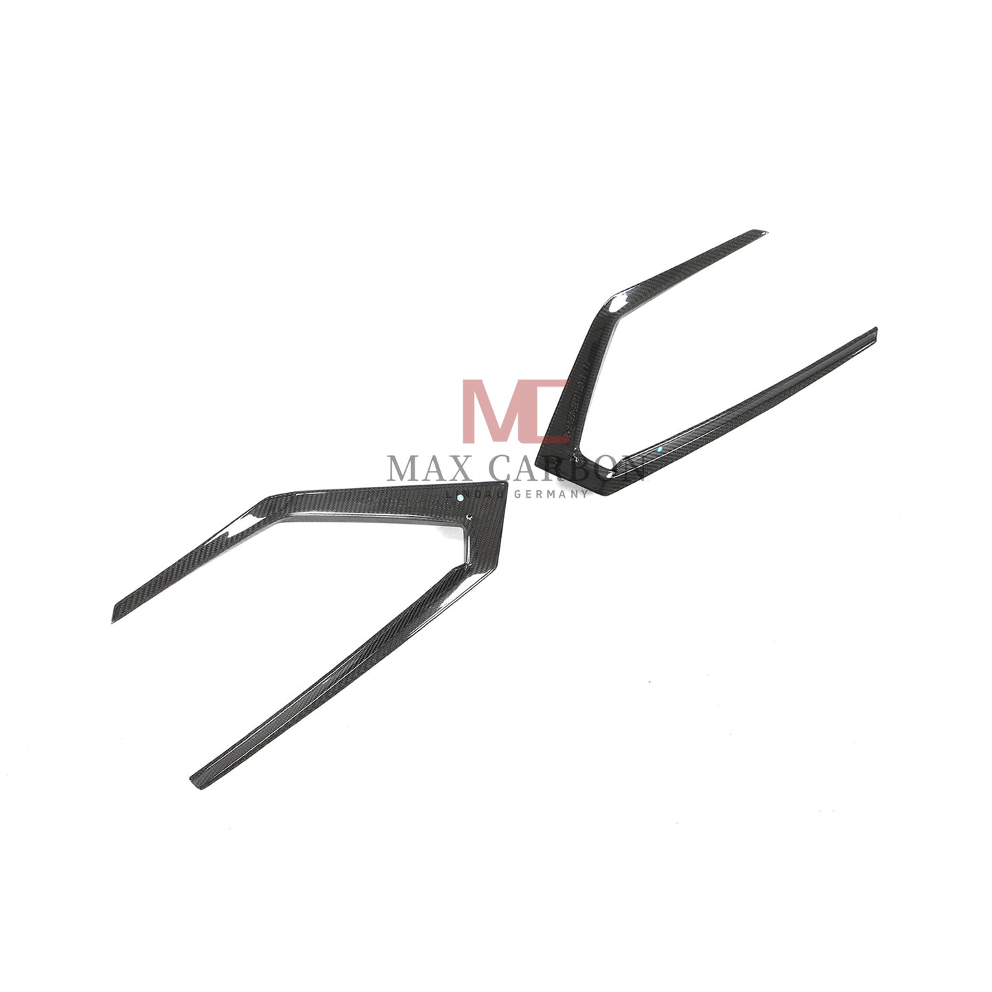 Bandes d'aération de pare-chocs arrière MC MAX CARBON Performance pour Lamborghini Urus Sport Utility 2018 à 2021