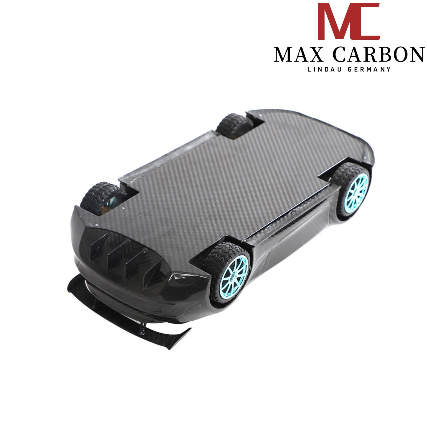 MAX CARBON Lifestyle Véritable carbone Forgé Carbone Hybride Modèle de voiture en carbone sec Préimprégné 1:18 Modèle de voiture de sport
