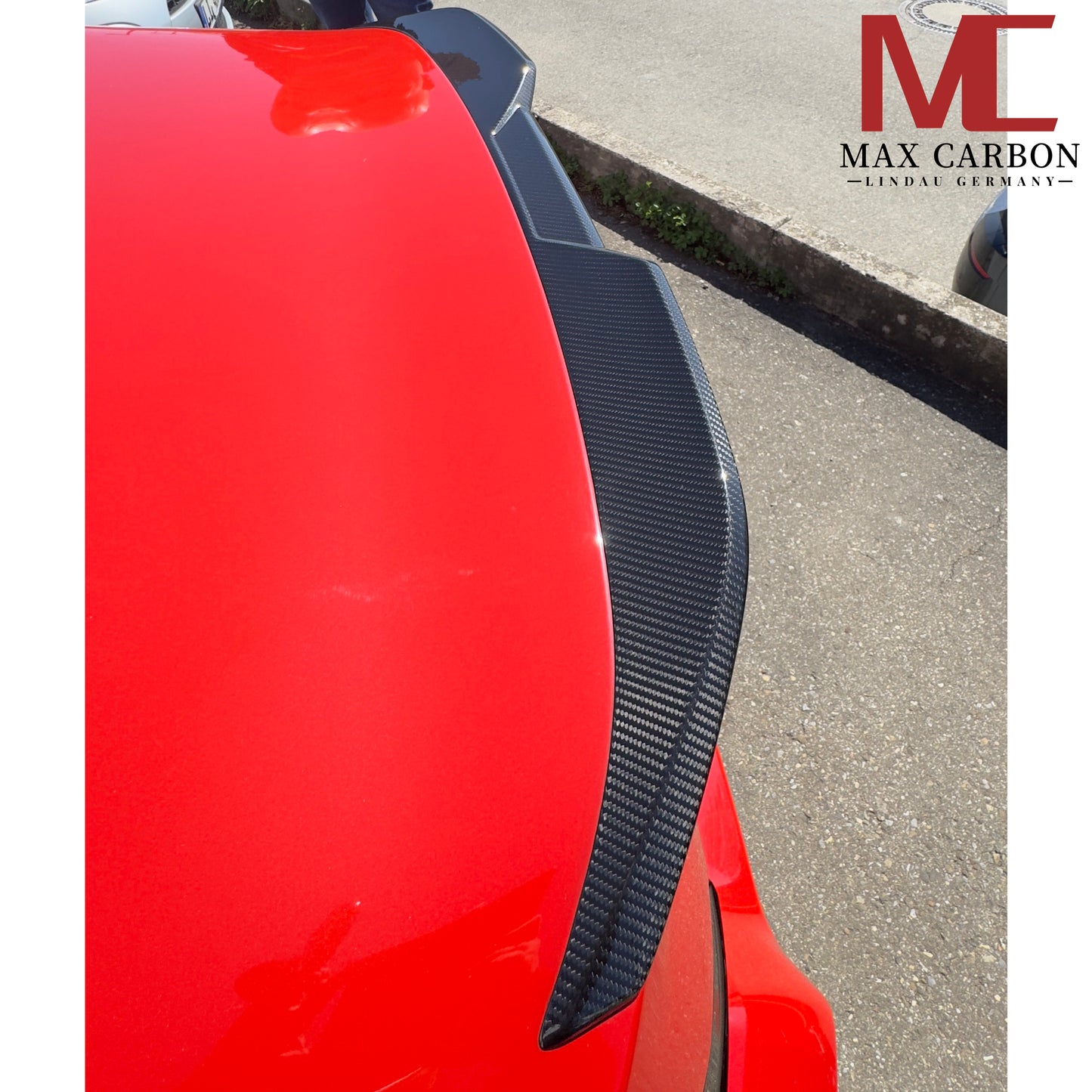 MAX CARBON Performance Aileron arrière en carbone sec sur mesure pour BMW G87 M2 G42 M240i