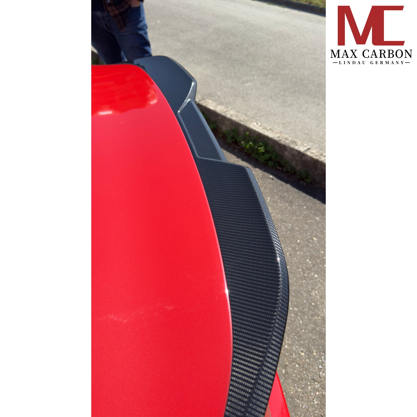MAX CARBON Performance Aileron arrière en carbone sec sur mesure pour BMW G87 M2 G42 M240i