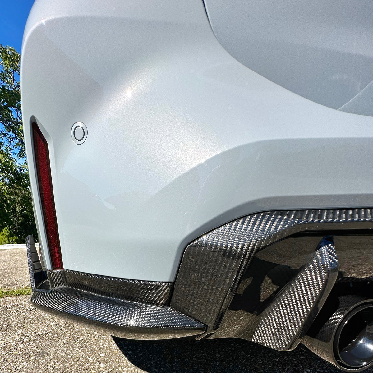 MAX AUTO Carbon Abrisskannte Hecklippe Heckspoiler Spoiler passt für BMW  G02 X4