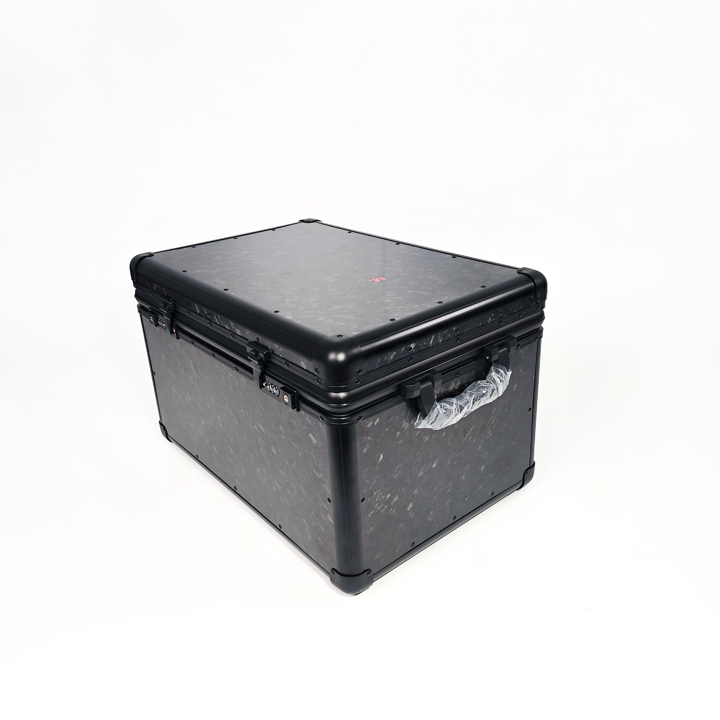 MC MAX CARBON Lifestyle Étui de moto en carbone véritable forgé, étui supérieur de voiture avec serrure TSA