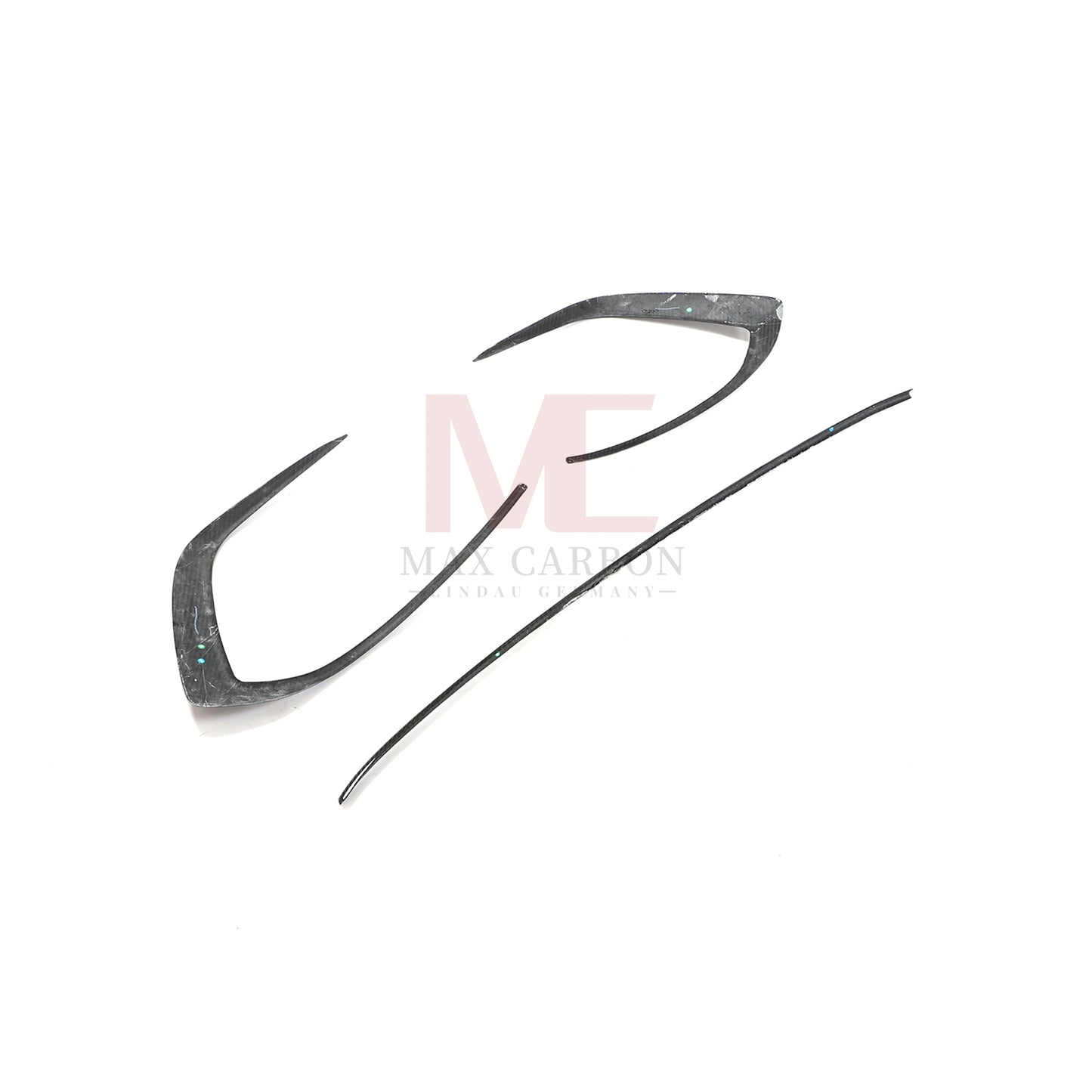 MC Dry Carbon Performance Pare-chocs avant Canards Flaps AERO Flick pour VW Golf MK8 GTI