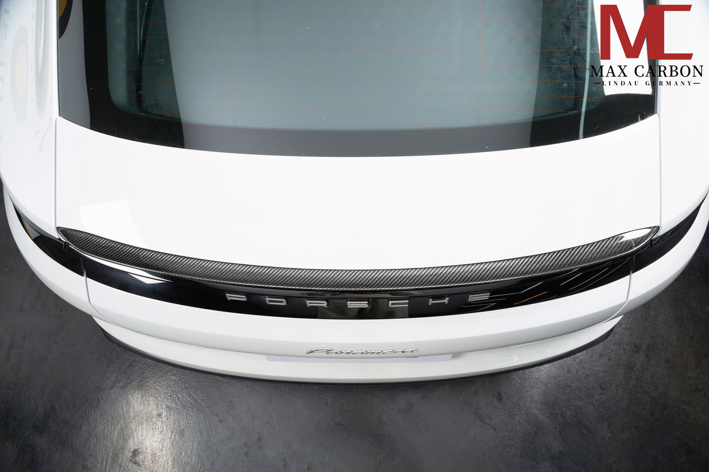 MAX CARBON DRY Carbon Hecklippe Lippe Spoiler passend für Porsche Panamera 976 4S