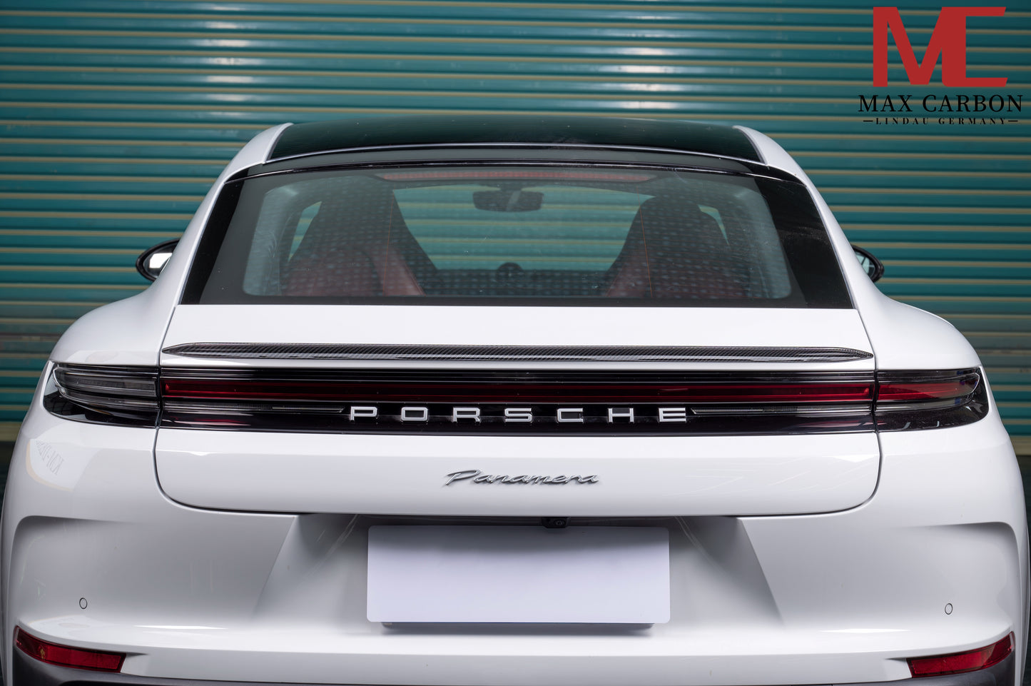 MAX CARBON DRY Carbon Hecklippe Lippe Spoiler passend für Porsche Panamera 976 4S