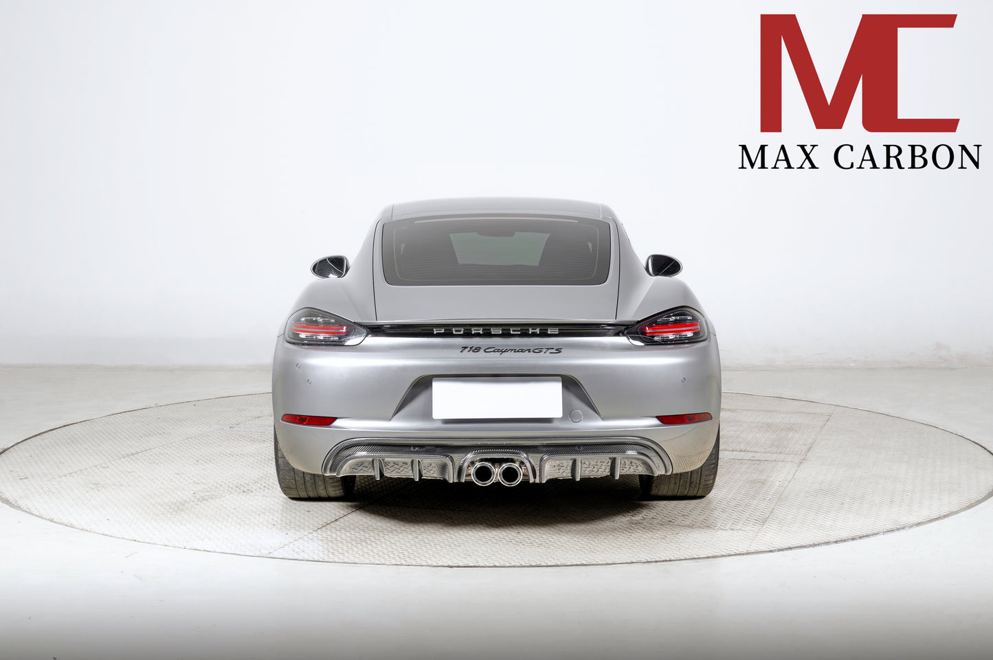 MAX CARBON DRY Carbon Heckdiffusor Ersatz Diffusor passend für Porsche 718 982 Cayman Boxster