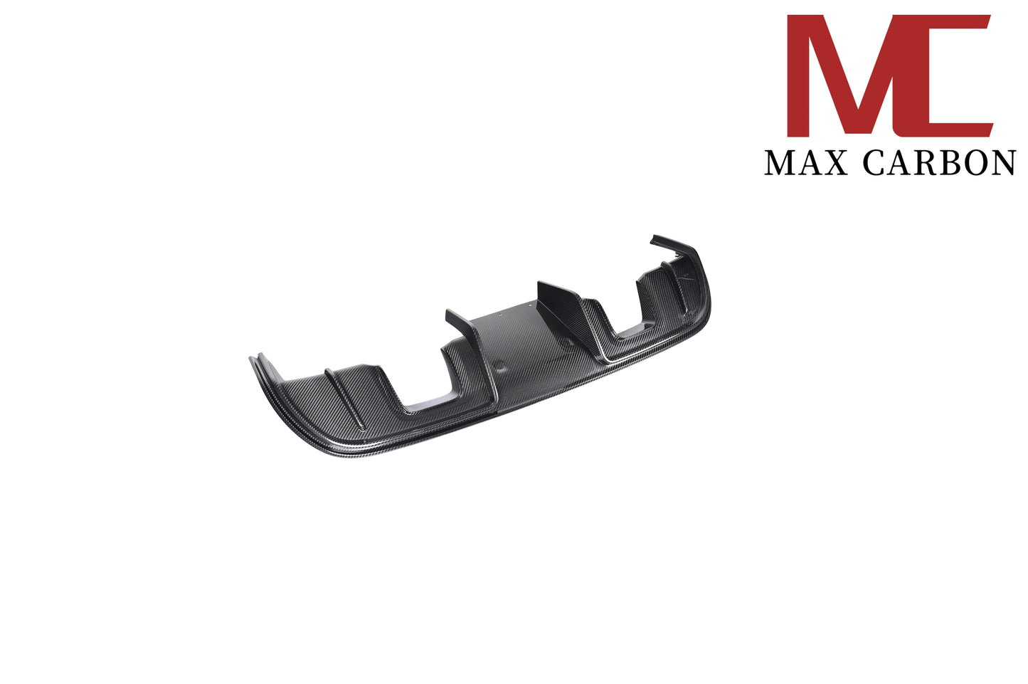 Diffuseur arrière de rechange en carbone MAX CARBON DRY pour Porsche 718 982 Cayman Boxster S GTS avec garnitures d'échappement en noir
