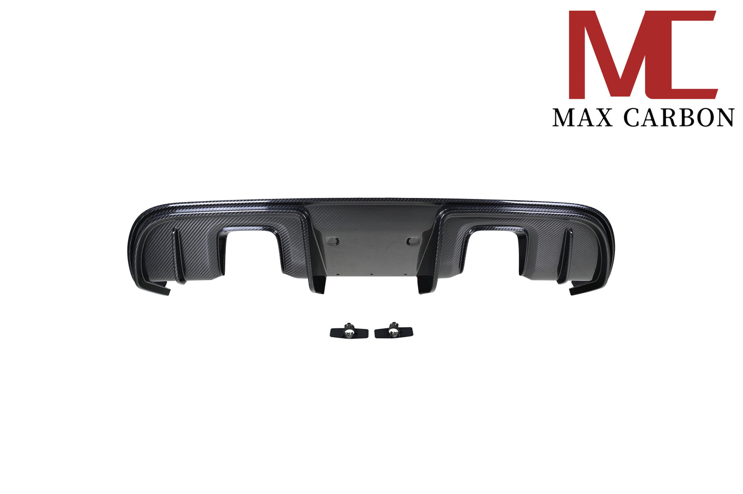 Diffuseur arrière de rechange en carbone MAX CARBON DRY pour Porsche 718 982 Cayman Boxster S GTS avec garnitures d'échappement en noir