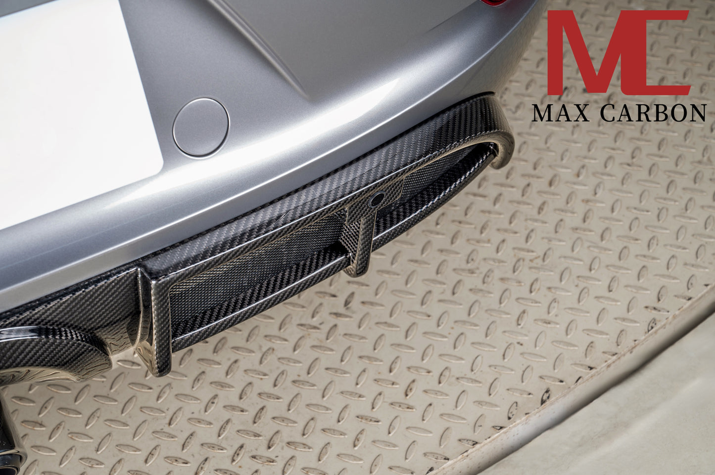 Diffuseur de remplacement pour diffuseur arrière en carbone MAX CARBON DRY adapté à Porsche 718 982 Cayman Boxster