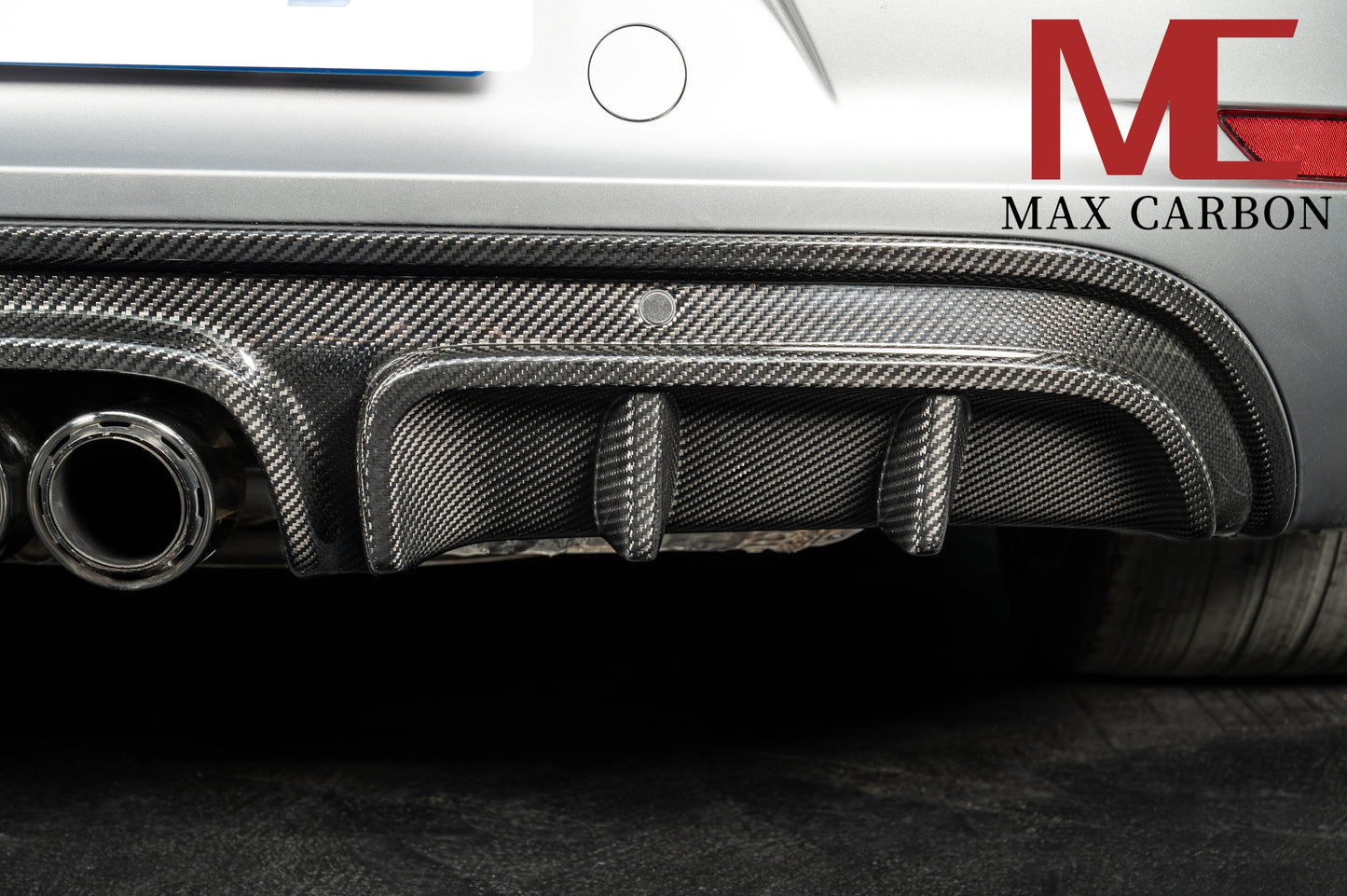 MAX CARBON DRY Carbon Heckdiffusor Ersatz Diffusor passend für Porsche 718 982 Cayman Boxster