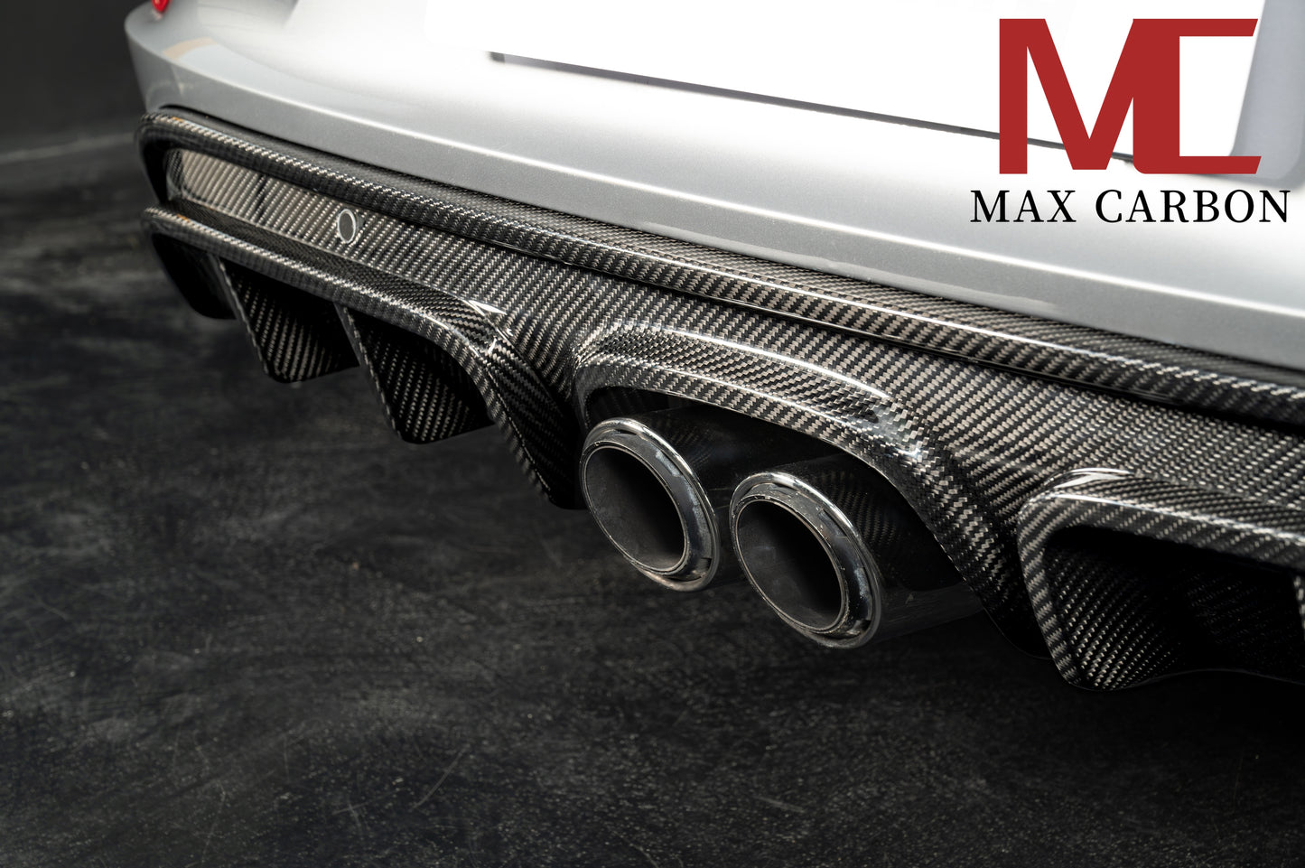 MAX CARBON DRY Carbon Heckdiffusor Ersatz Diffusor passend für Porsche 718 982 Cayman Boxster