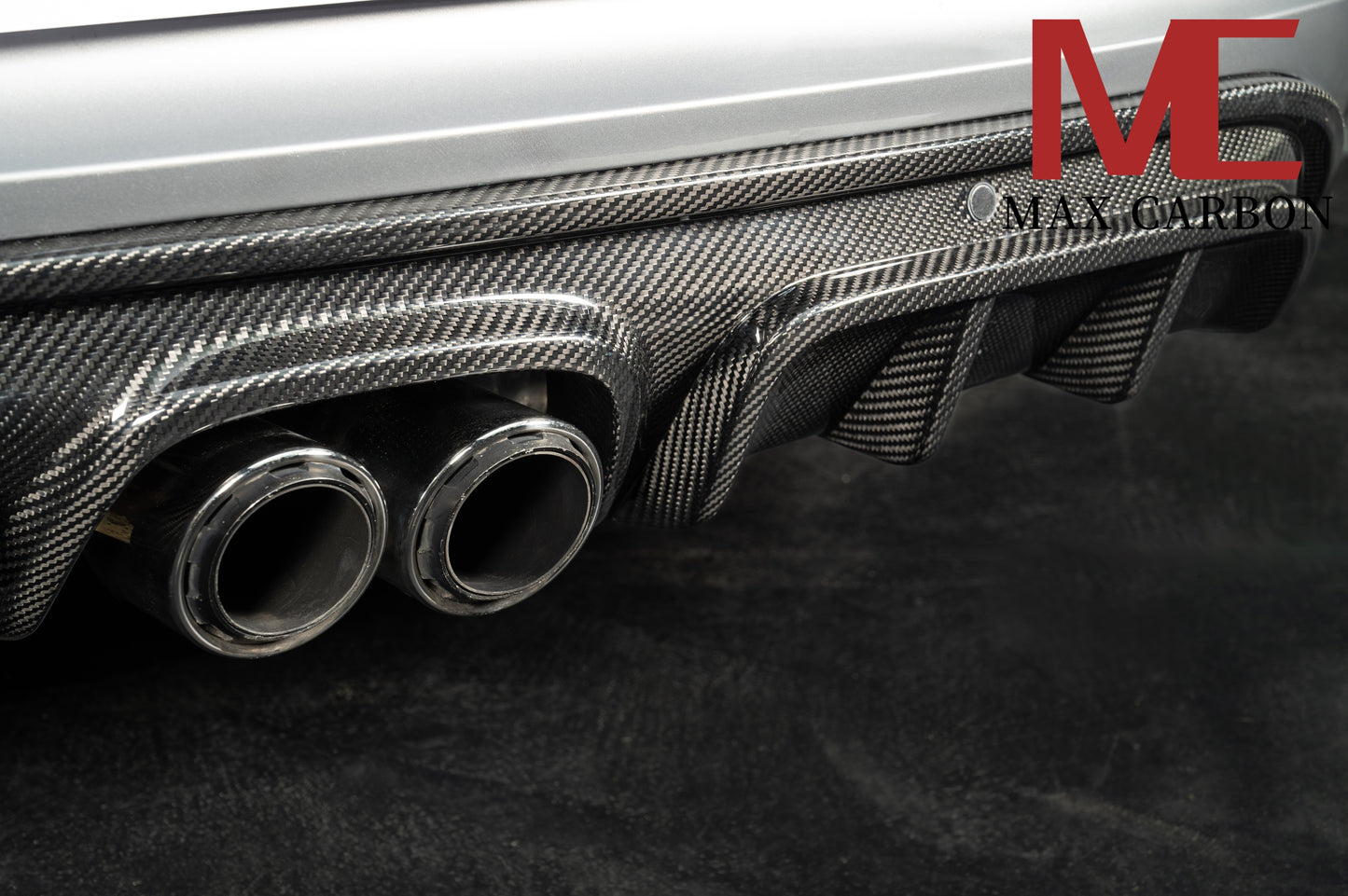 MAX CARBON DRY Carbon Heckdiffusor Ersatz Diffusor passend für Porsche 718 982 Cayman Boxster
