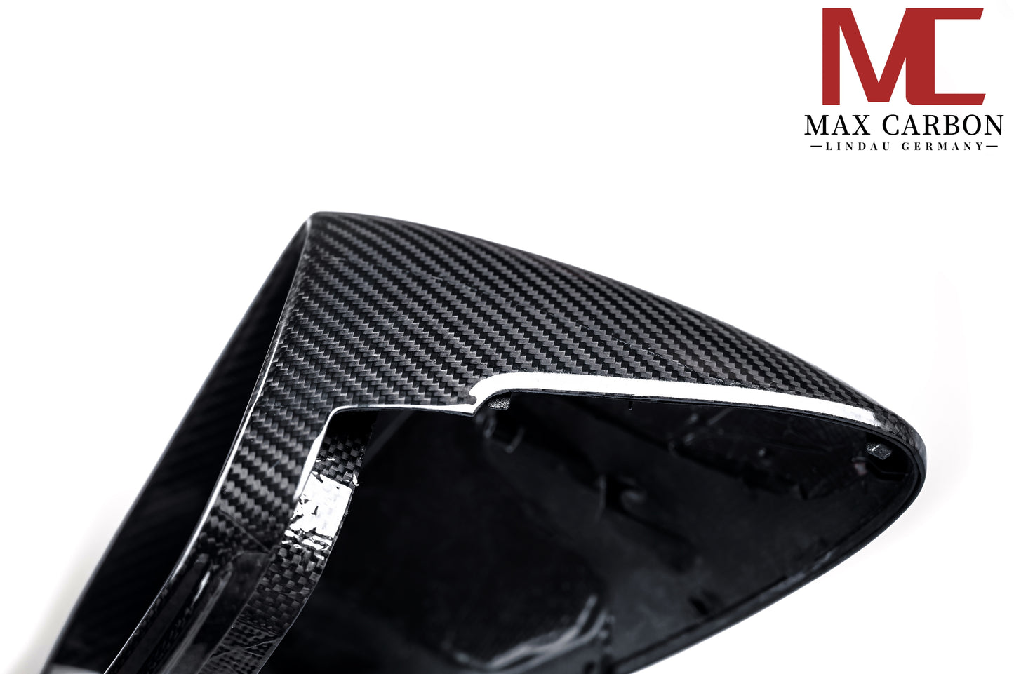 Coques de rétroviseurs de rechange en carbone sec d'origine MAX CARBON Performance pour Porsche 911 992 Taycan