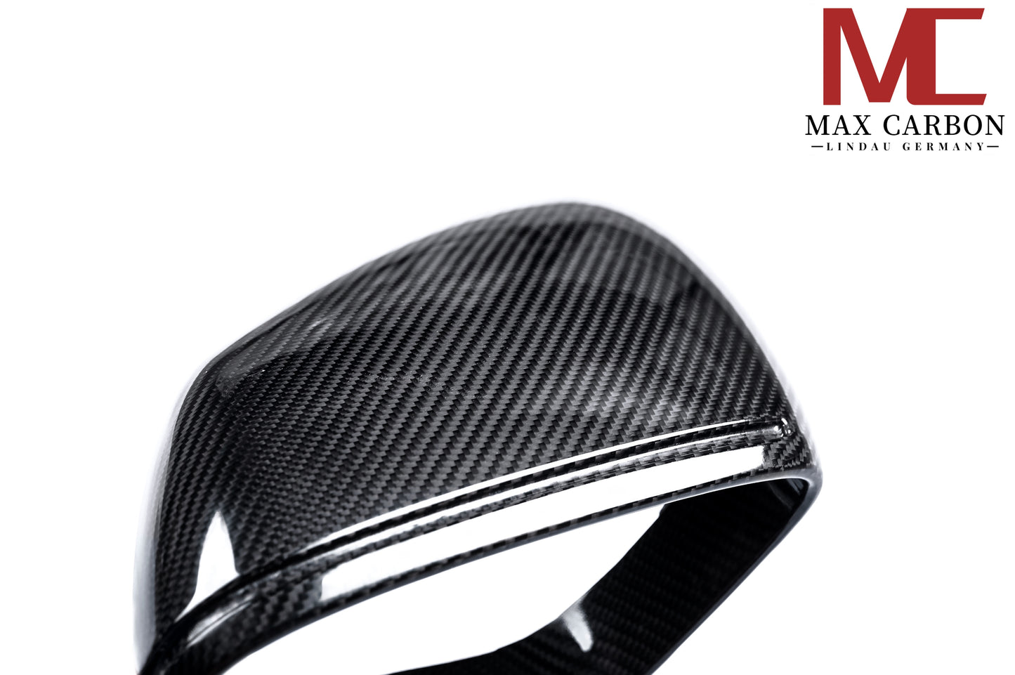 Coques de rétroviseurs de rechange en carbone sec d'origine MAX CARBON Performance pour Porsche 911 992 Taycan