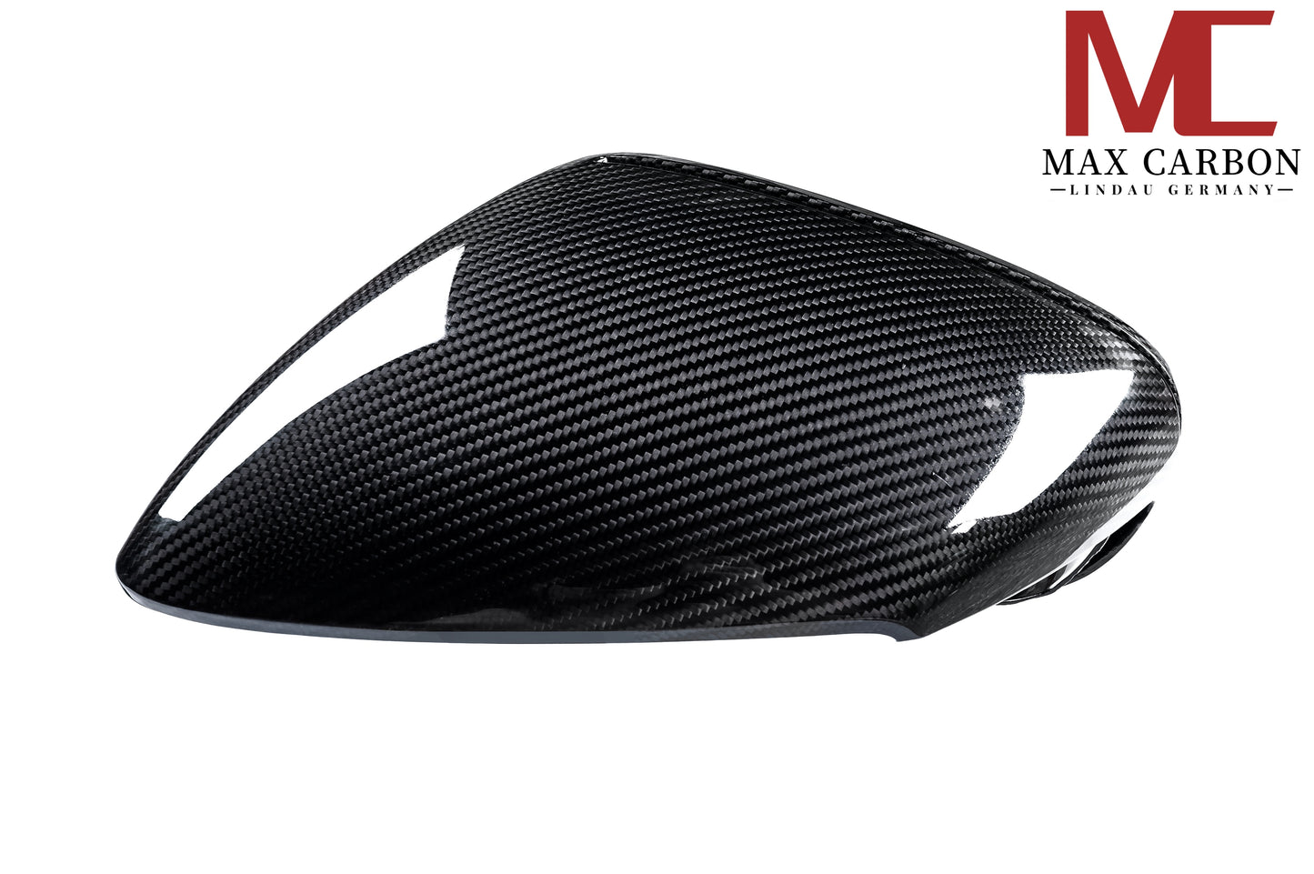 Coques de rétroviseurs de rechange en carbone sec d'origine MAX CARBON Performance pour Porsche 911 992 Taycan