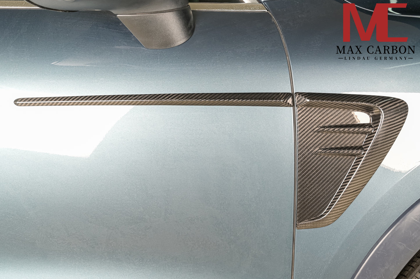MAX CARBON DRY – couvre-portes latérales en carbone, couvre-ailes pour Porsche Cayenne S GTS 9YA 9Y0