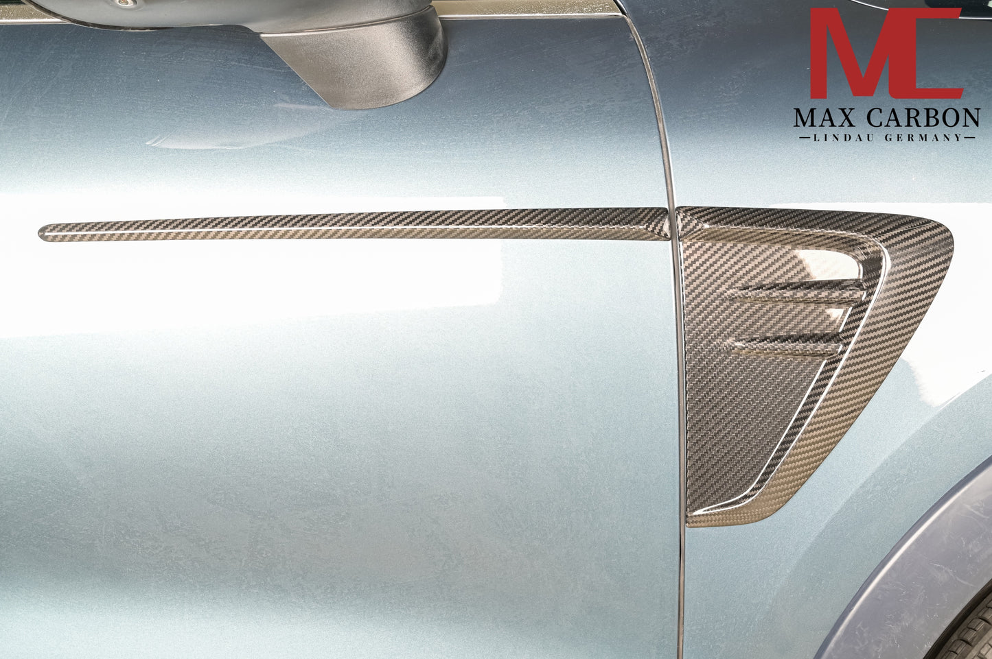 MAX CARBON DRY – couvre-portes latérales en carbone, couvre-ailes pour Porsche Cayenne S GTS 9YA 9Y0