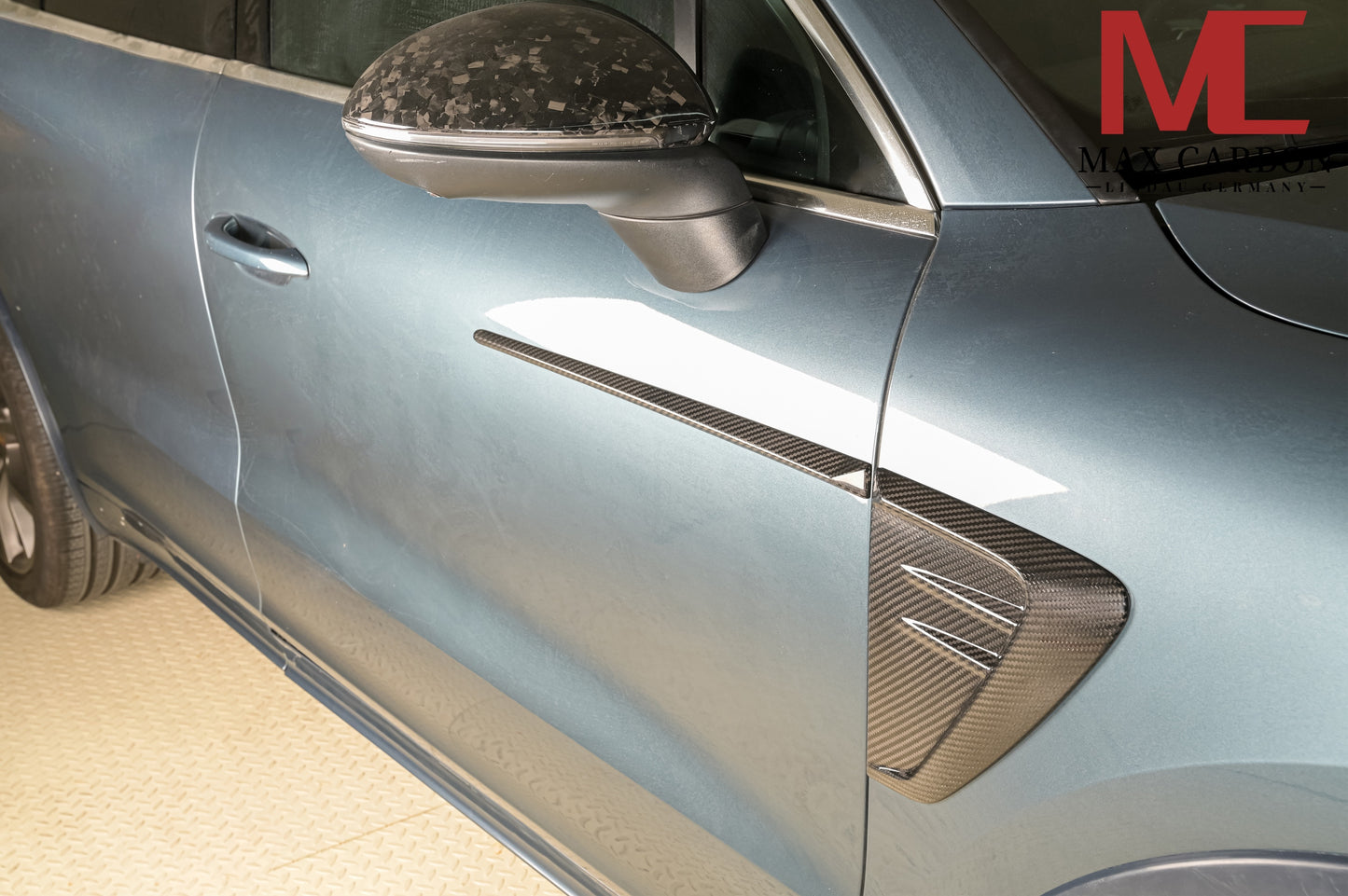 MAX CARBON DRY – couvre-portes latérales en carbone, couvre-ailes pour Porsche Cayenne S GTS 9YA 9Y0