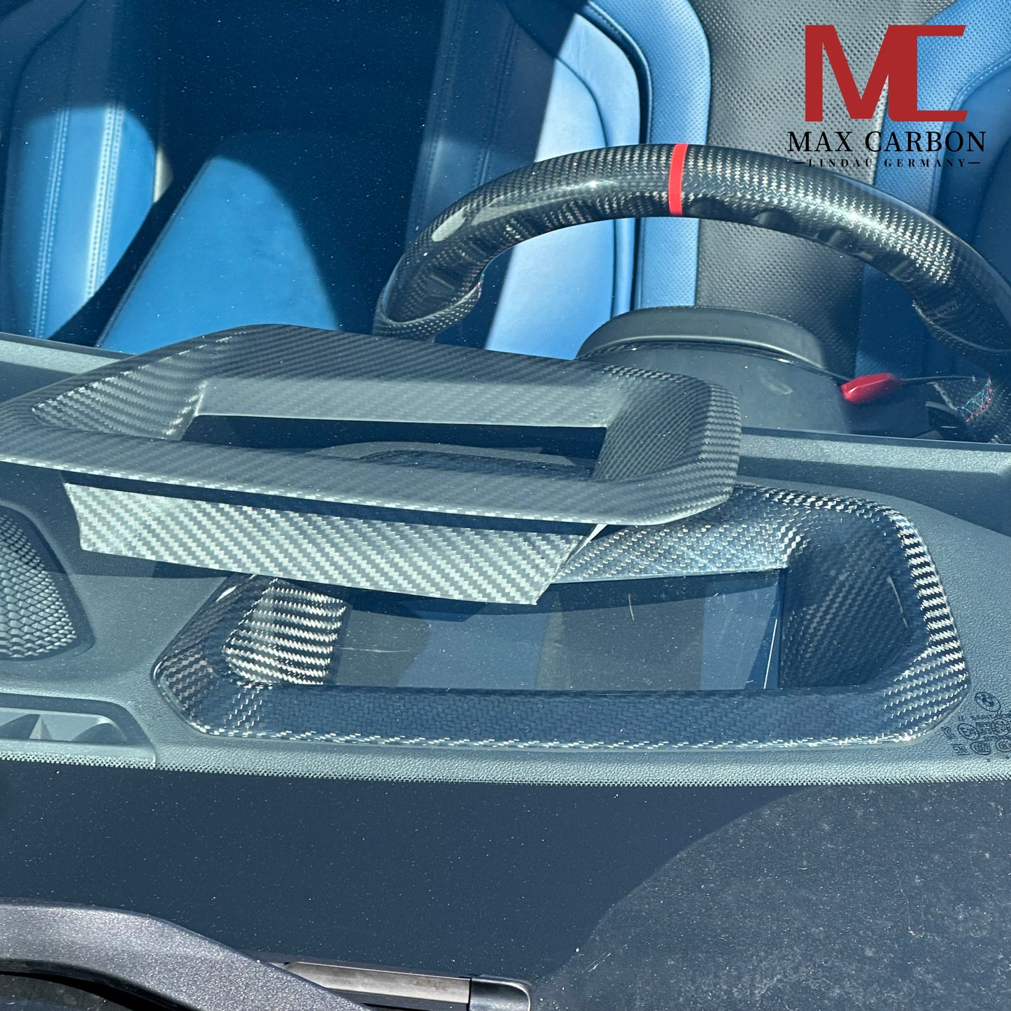 MAX CARBON MATT Carbon HUD Interior Cover suitable for BMW G87 G80 G81 G82 G83 M3 M4 M2