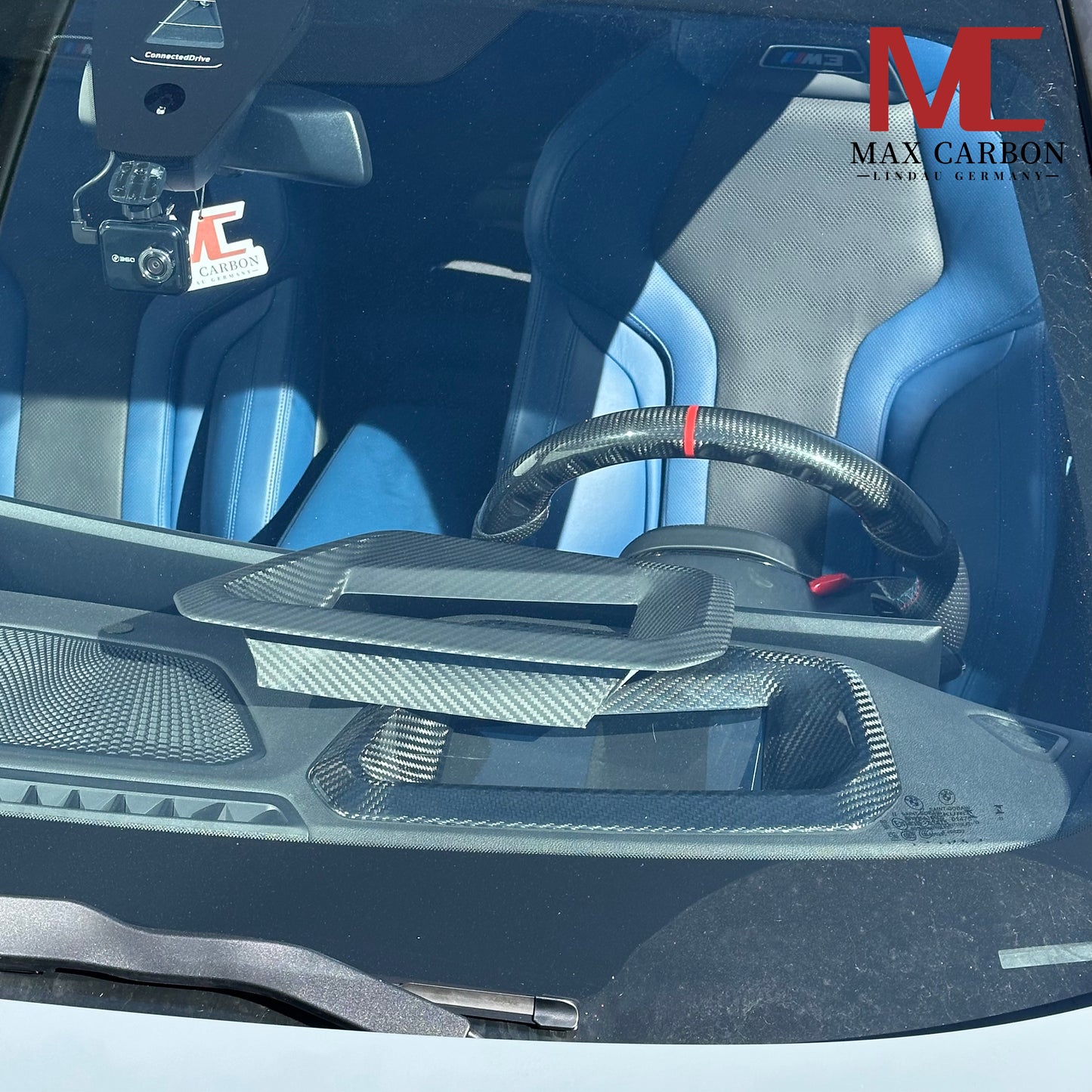MAX CARBON MATT Carbon HUD Interior Cover suitable for BMW G87 G80 G81 G82 G83 M3 M4 M2
