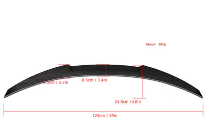 MAX CARBON Performance Heckspoiler Spoiler für BMW M3 F80 3er F30