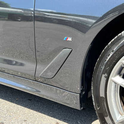 MAX CARBON Performance rabats latéraux couvrent la paroi latérale du conduit d'air pour BMW G30 G31