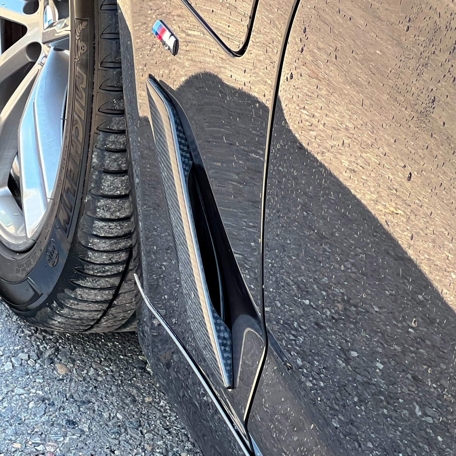 MAX CARBON Performance Seiten Flaps Blende Luftführung Seitenwand für BMW G30 G31