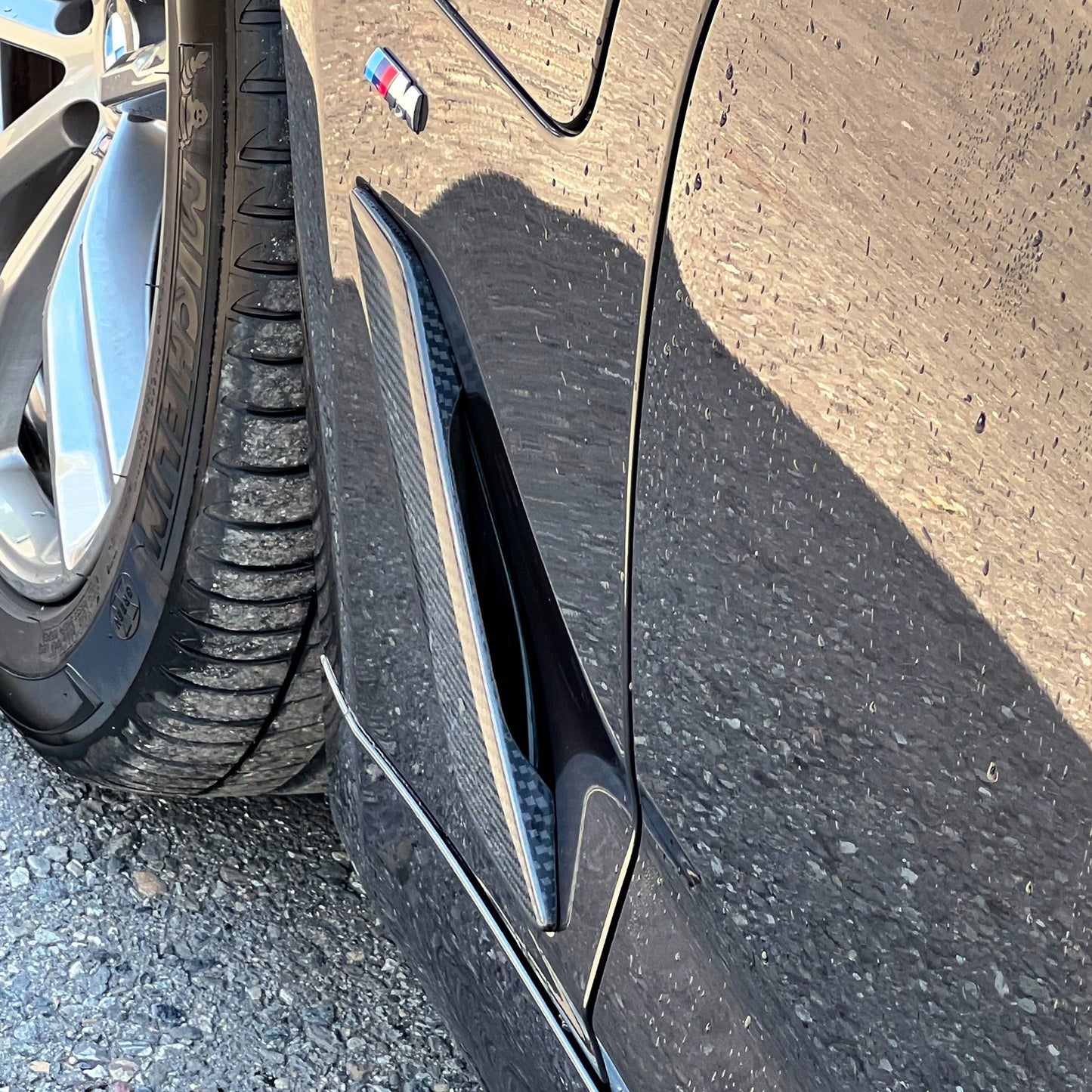 MAX CARBON Performance rabats latéraux couvrent la paroi latérale du conduit d'air pour BMW G30 G31