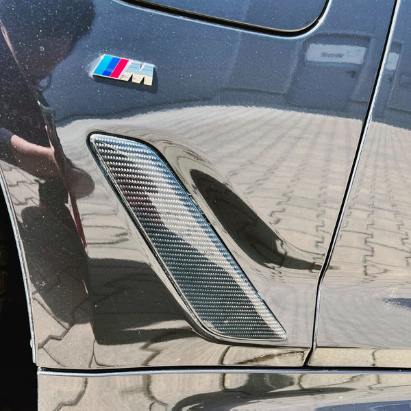 MAX CARBON Performance rabats latéraux couvrent la paroi latérale du conduit d'air pour BMW G30 G31