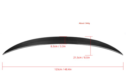 MAX CARBON Performance Heckspoiler Spoiler für BMW M3 F80 3er F30