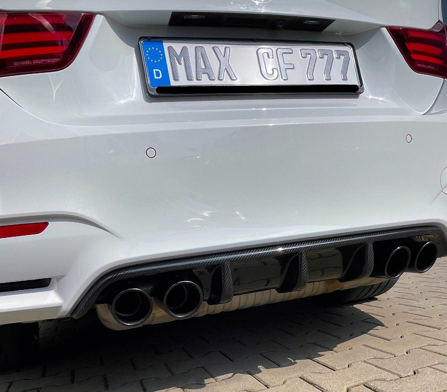 MC MAX CARBON Diffuseur préimprégné de carbone sec de remplacement pour BMW M3 F80 M4 F82 F83 