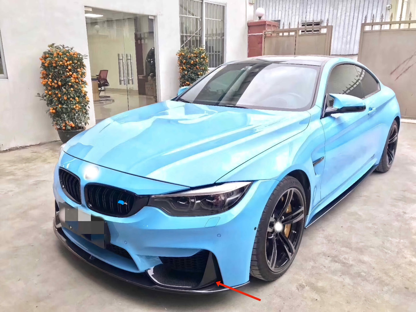 MAX CARBON Performance jeu de caches fixation de spoiler avant pour BMW M3 F80 M4 F82 F83