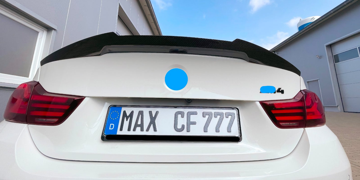 LÈVRE ARRIÈRE MAX CARBON PERFORMANCE SPOILER ARRIÈRE sur mesure pour BMW M4 F82