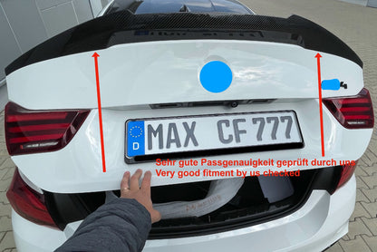 MAX CARBON Performance Heck Spoiler Hecklippe für BMW M4 F82