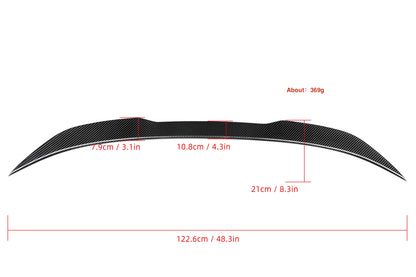 MAX CARBON Performance Heckspoiler Spoiler für BMW M3 F80 3er F30