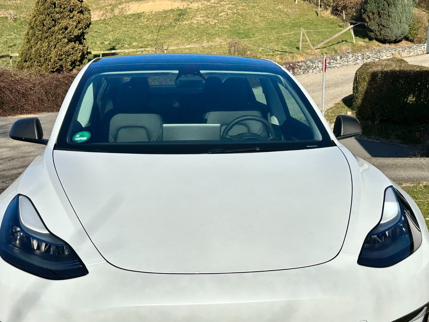 MAX CARBON Performance Aufsatz Spiegelkappen Mirror Cover für Tesla Model 3