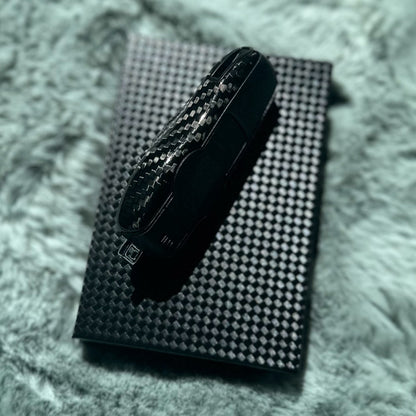 MAX CARBON Premium Schlüssel Gehäuse Ersatz passend für Porsche 911 Cayenne Macan 718 Panamera Cayman Boxster