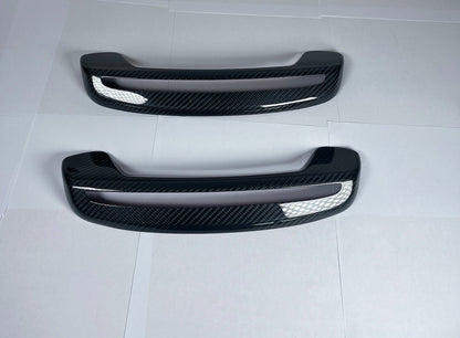 Ensemble de housses de siège MAX CARBON Performance 2 pièces pour BMW G01 G02 G05 G06 G20 G21 G22 G23 G26 avec LED sur le siège