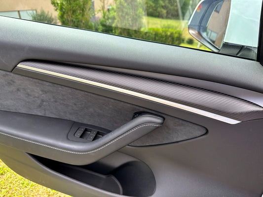 MAX CARBON Performance  Türverkleidung Tür Blenden Abdeckung im Satz für TESLA MODEL 3 MODEL Y