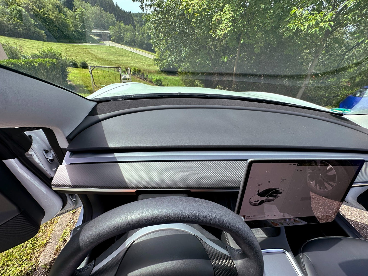 MAX CARBON Performance  Armaturenbrett Abdeckung Blenden im Satz für TESLA MODEL 3 MODEL Y