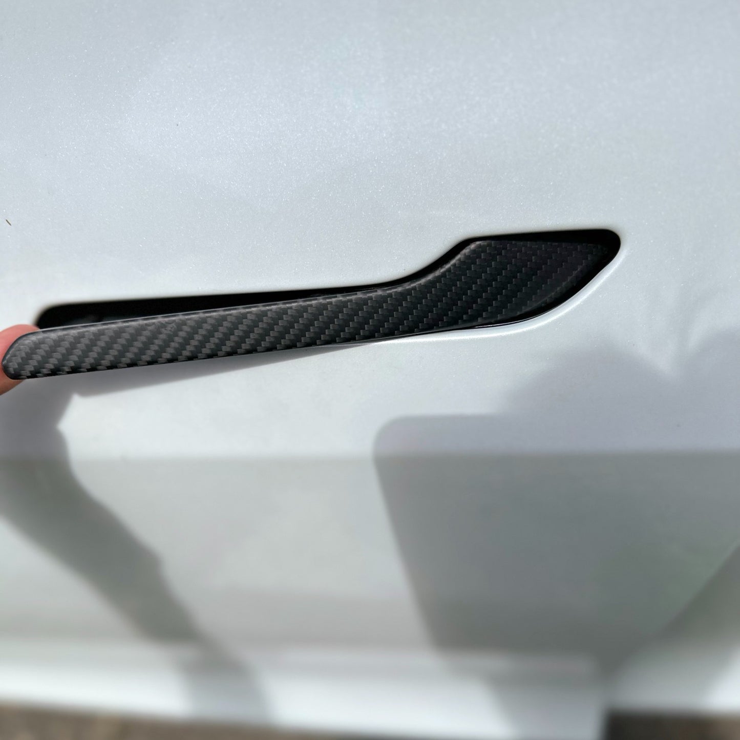 MAX CARBON Performance Türverkleidung Tür Blenden Türgriff im Satz für TESLA MODEL 3 MODEL Y