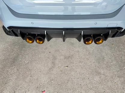 Couvercle de tuyau d'échappement de remplacement MAX CARBON pour BMW M2 M3 M4 G80 G81 G82 G83 G87 avec couvercles d'échappement d'origine 