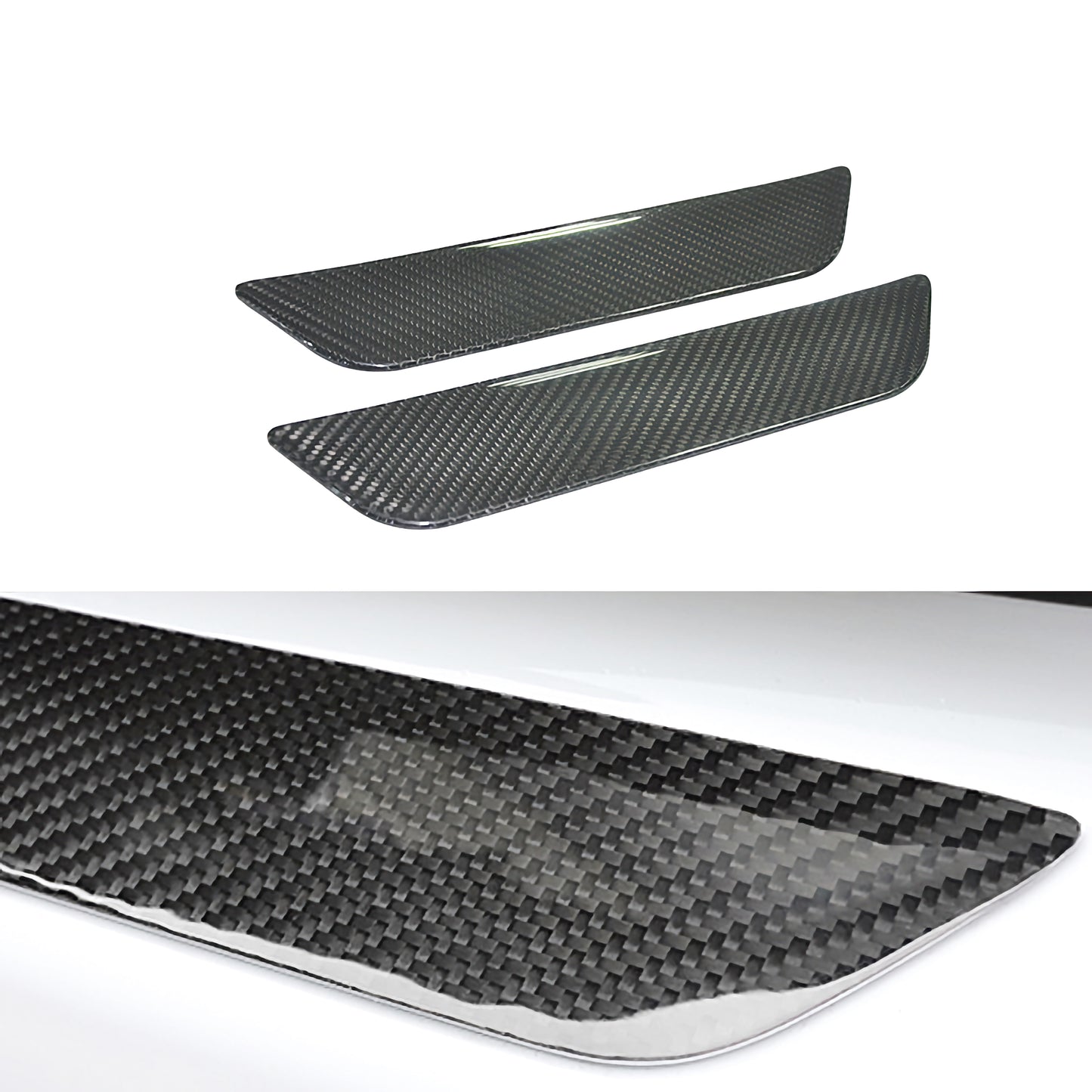 Fixation de garniture de seuil de porte MAX CARBON Performance DOOR dans un ensemble pour TESLA MODEL 3 MODEL Y